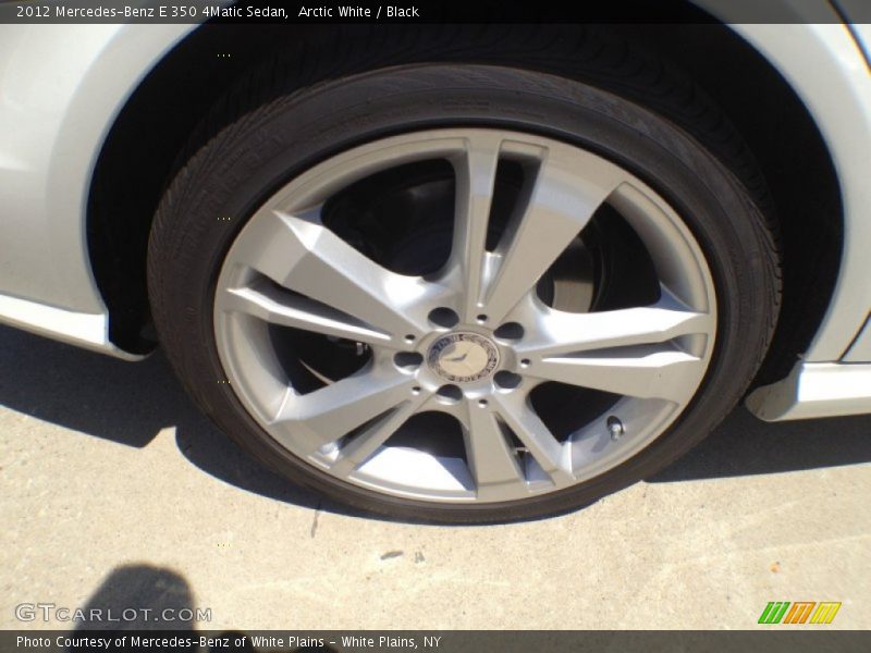 Arctic White / Black 2012 Mercedes-Benz E 350 4Matic Sedan