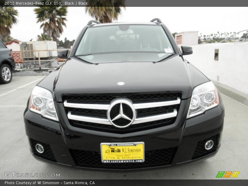 Black / Black 2012 Mercedes-Benz GLK 350