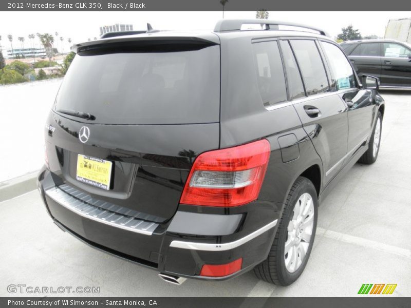 Black / Black 2012 Mercedes-Benz GLK 350