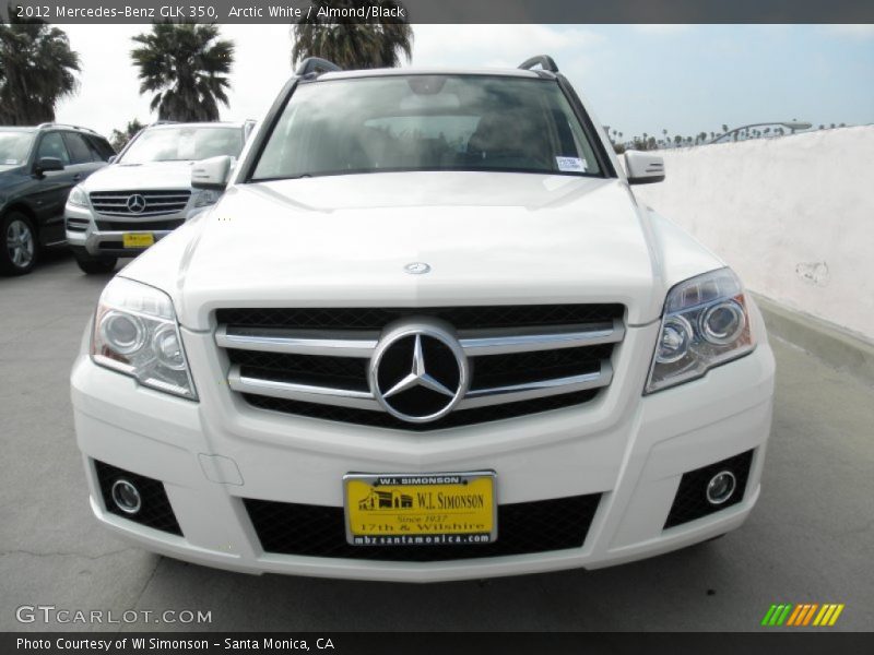 Arctic White / Almond/Black 2012 Mercedes-Benz GLK 350