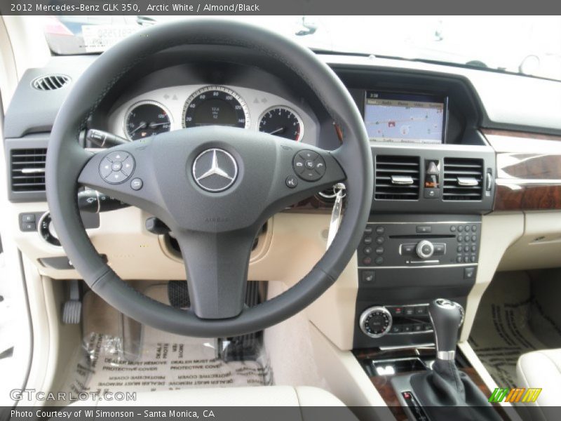 Arctic White / Almond/Black 2012 Mercedes-Benz GLK 350