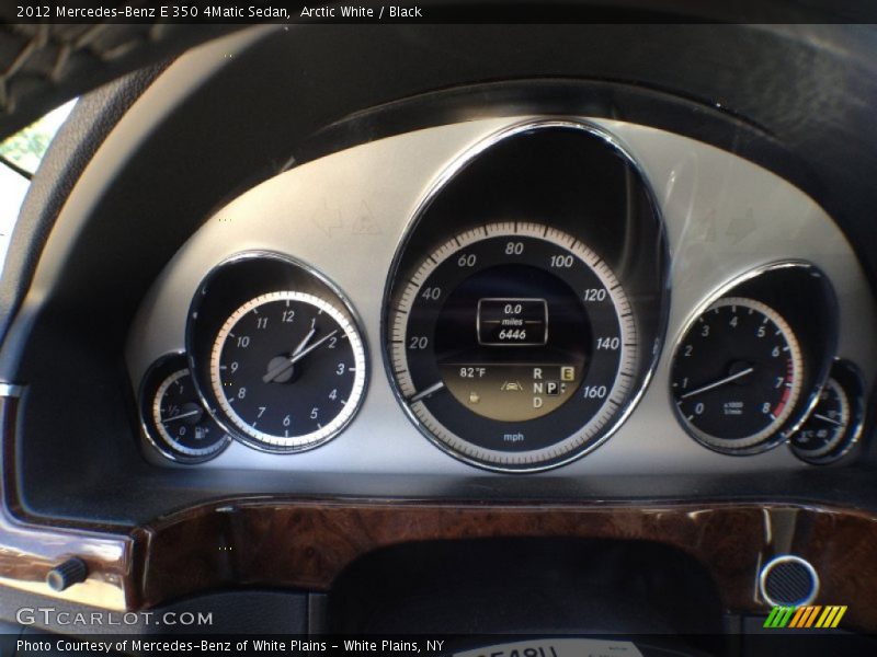 Arctic White / Black 2012 Mercedes-Benz E 350 4Matic Sedan