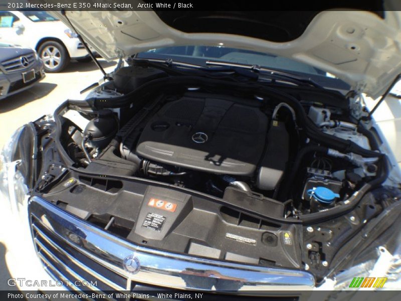 Arctic White / Black 2012 Mercedes-Benz E 350 4Matic Sedan