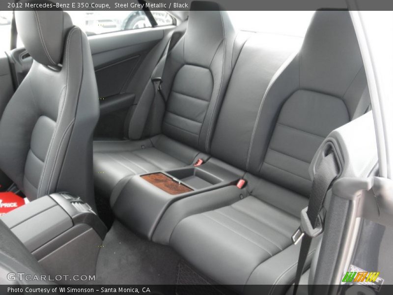 Steel Grey Metallic / Black 2012 Mercedes-Benz E 350 Coupe