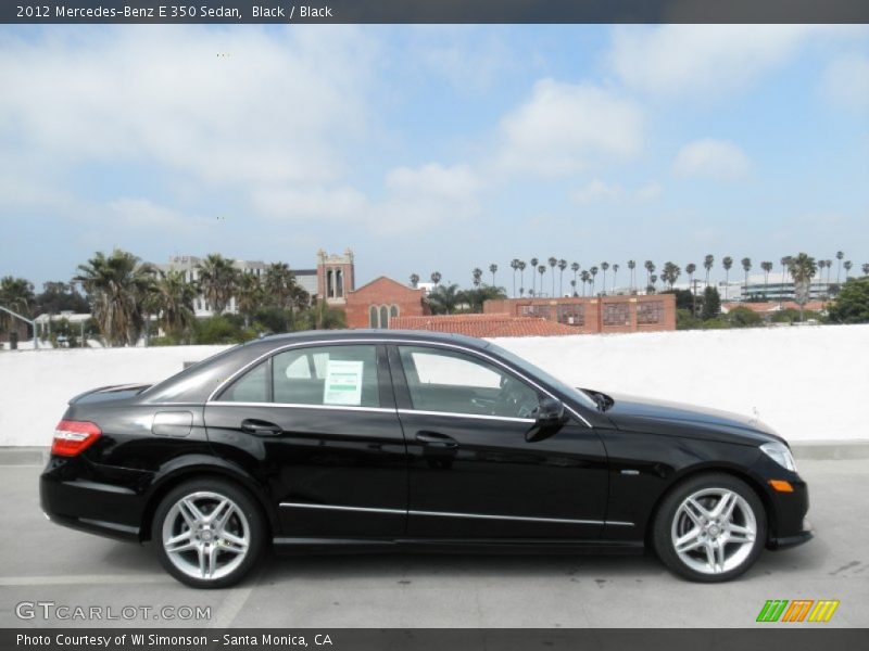 Black / Black 2012 Mercedes-Benz E 350 Sedan