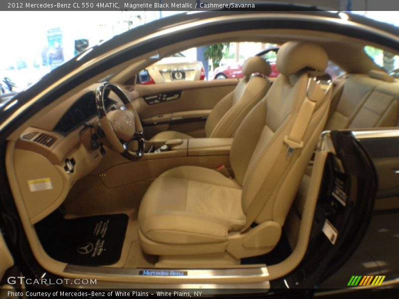 Front Seat of 2012 CL 550 4MATIC