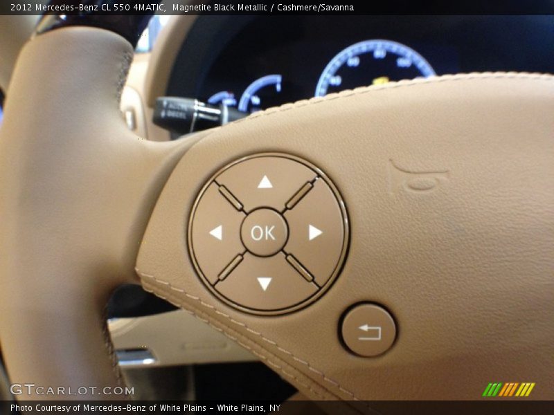 Controls of 2012 CL 550 4MATIC