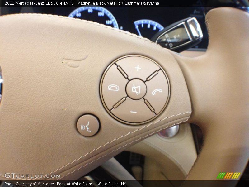 Controls of 2012 CL 550 4MATIC