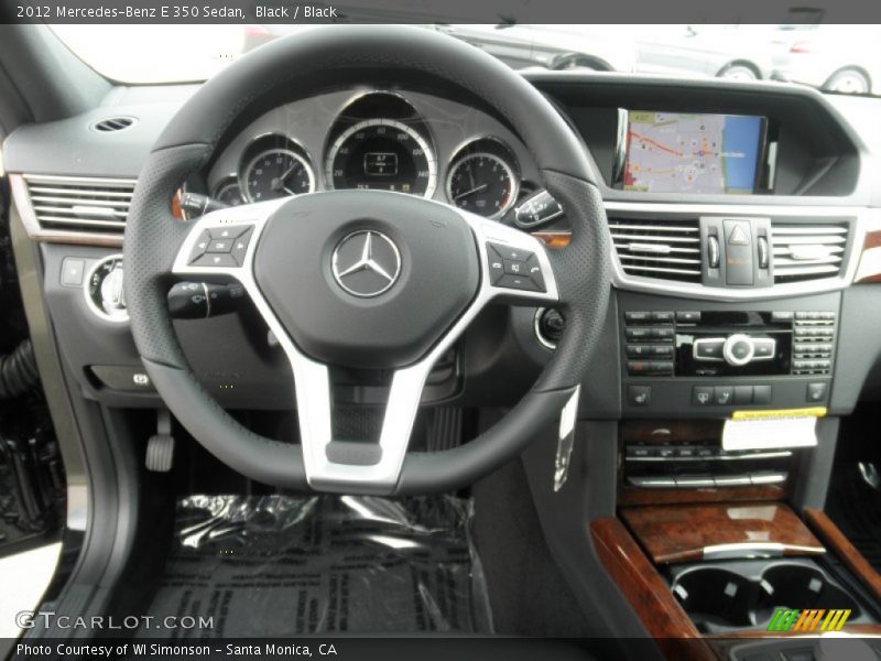 Black / Black 2012 Mercedes-Benz E 350 Sedan