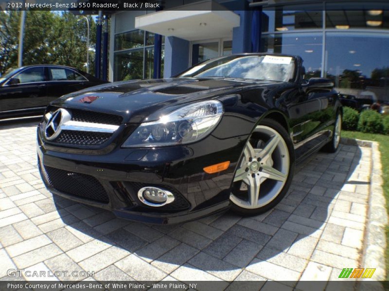 Black / Black 2012 Mercedes-Benz SL 550 Roadster