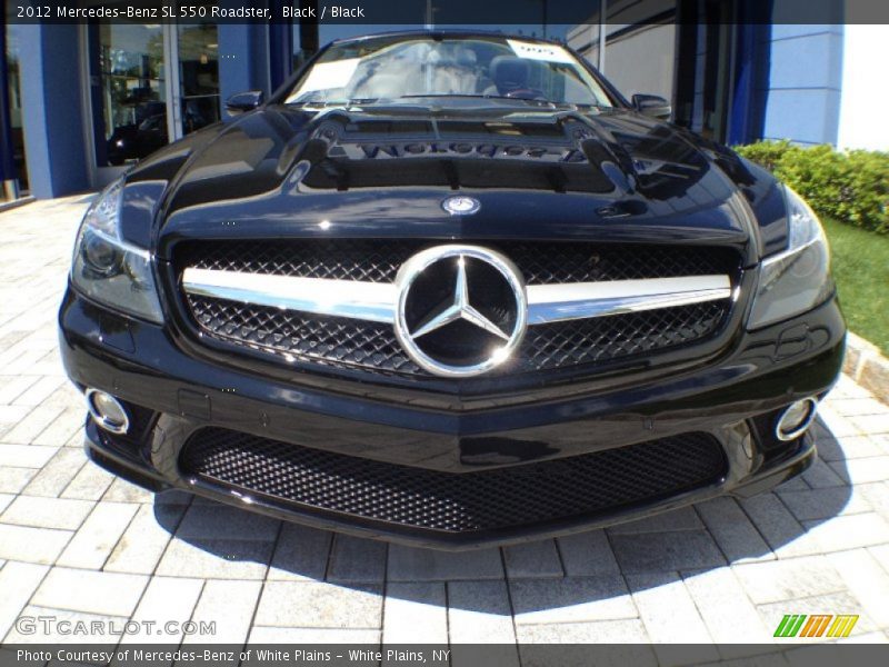 Black / Black 2012 Mercedes-Benz SL 550 Roadster