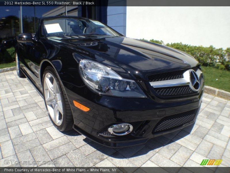 Black / Black 2012 Mercedes-Benz SL 550 Roadster