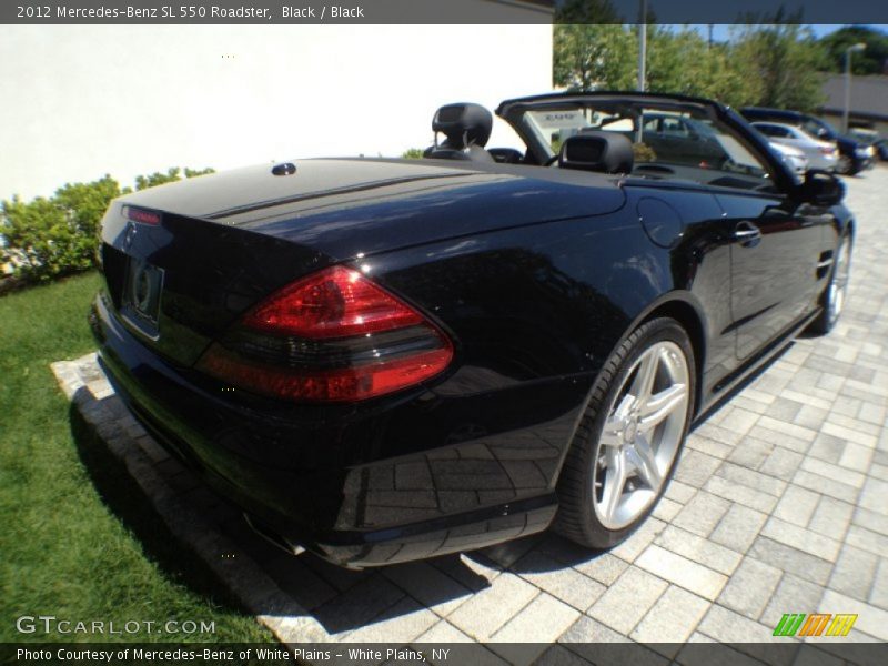 Black / Black 2012 Mercedes-Benz SL 550 Roadster
