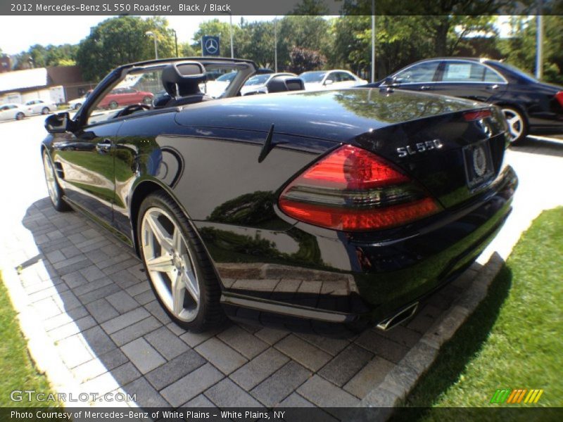 Black / Black 2012 Mercedes-Benz SL 550 Roadster