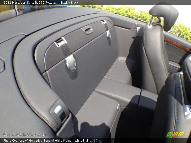 Black / Black 2012 Mercedes-Benz SL 550 Roadster
