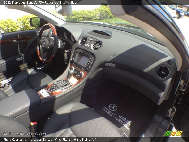 Black / Black 2012 Mercedes-Benz SL 550 Roadster