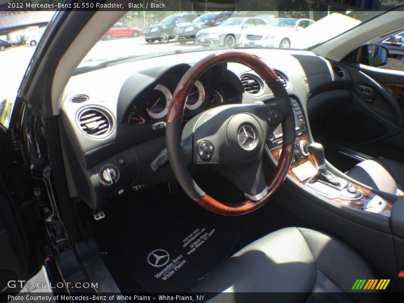 Black / Black 2012 Mercedes-Benz SL 550 Roadster