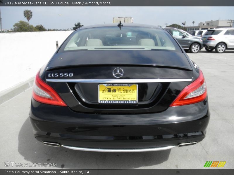 Black / Almond/Mocha 2012 Mercedes-Benz CLS 550 Coupe