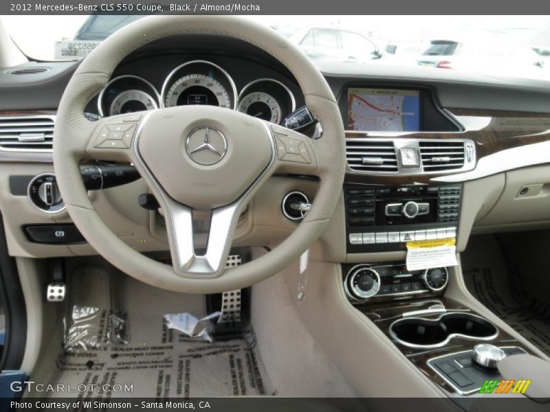 Black / Almond/Mocha 2012 Mercedes-Benz CLS 550 Coupe