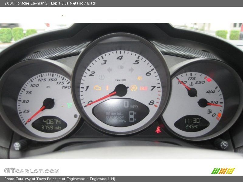  2006 Cayman S S Gauges