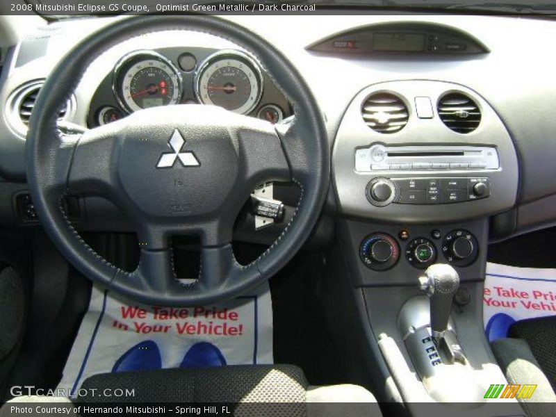 Optimist Green Metallic / Dark Charcoal 2008 Mitsubishi Eclipse GS Coupe