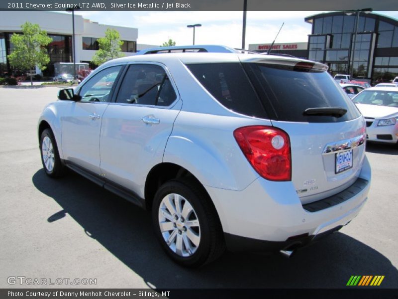 Silver Ice Metallic / Jet Black 2011 Chevrolet Equinox LTZ AWD