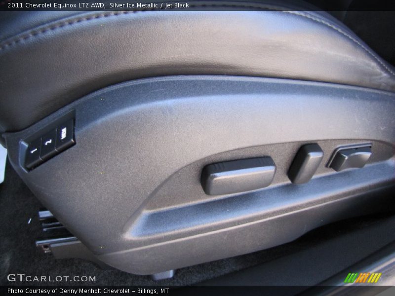 Silver Ice Metallic / Jet Black 2011 Chevrolet Equinox LTZ AWD