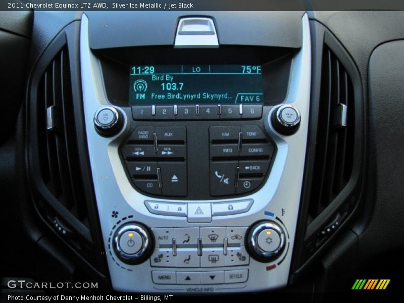Silver Ice Metallic / Jet Black 2011 Chevrolet Equinox LTZ AWD