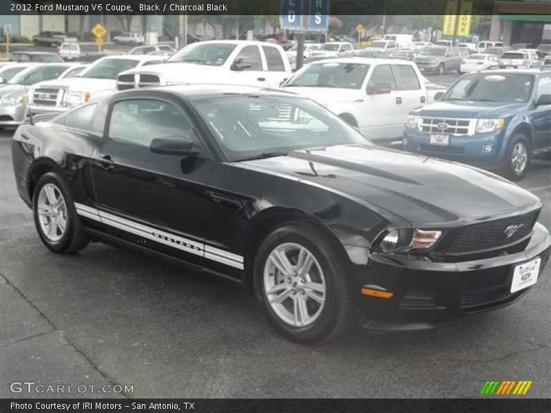 Black / Charcoal Black 2012 Ford Mustang V6 Coupe