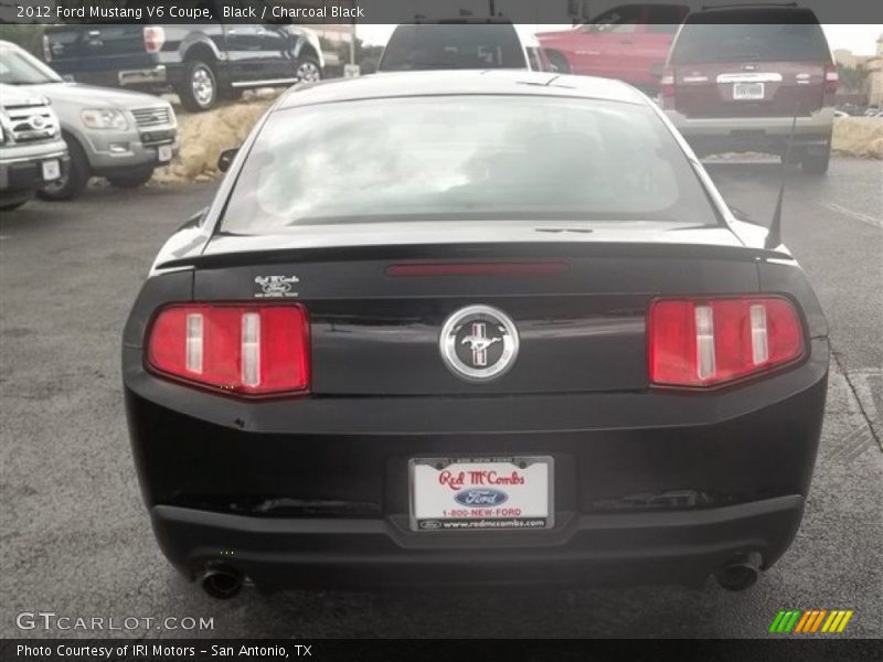 Black / Charcoal Black 2012 Ford Mustang V6 Coupe