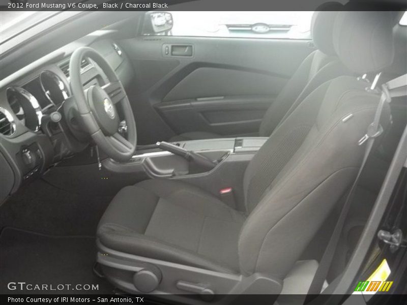 Black / Charcoal Black 2012 Ford Mustang V6 Coupe