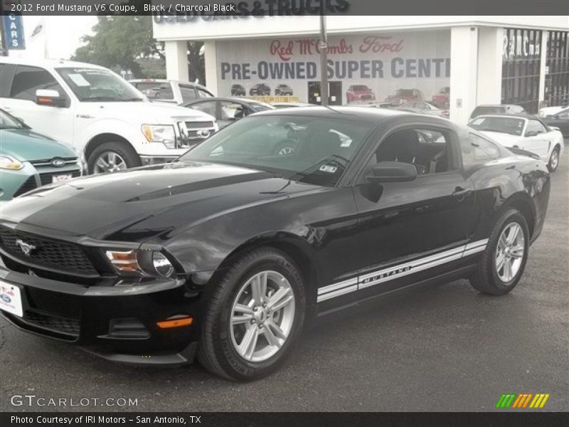 Black / Charcoal Black 2012 Ford Mustang V6 Coupe