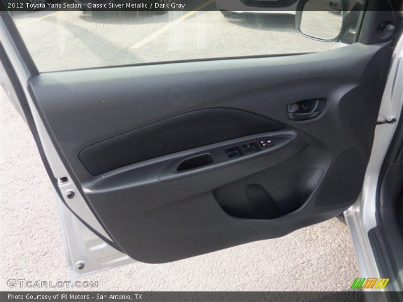 Classic Silver Metallic / Dark Gray 2012 Toyota Yaris Sedan