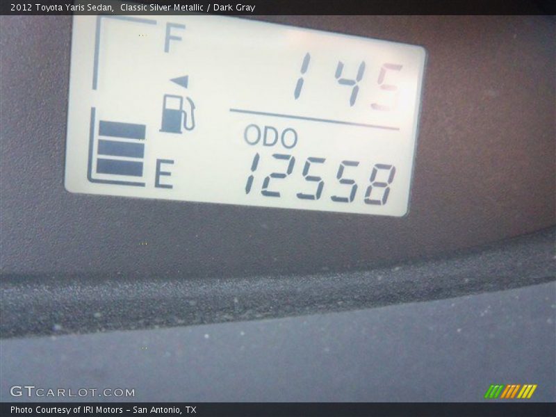 Classic Silver Metallic / Dark Gray 2012 Toyota Yaris Sedan