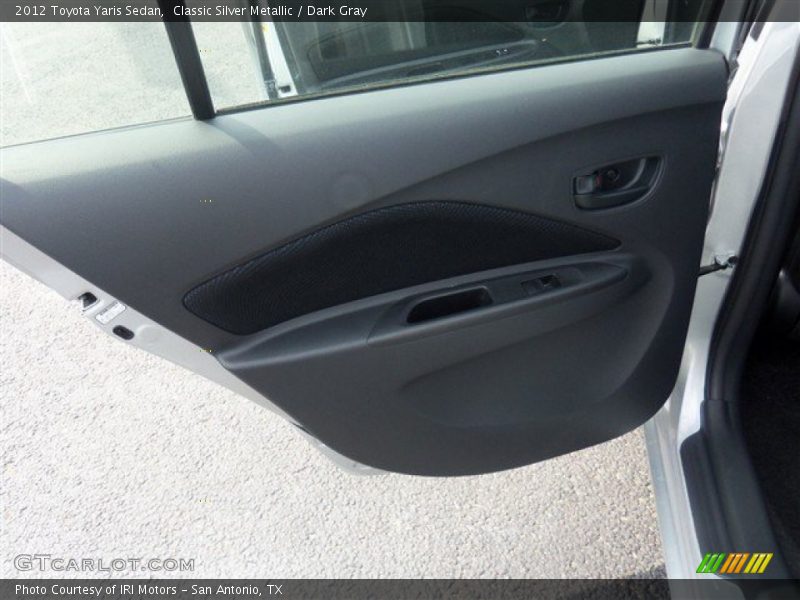 Classic Silver Metallic / Dark Gray 2012 Toyota Yaris Sedan