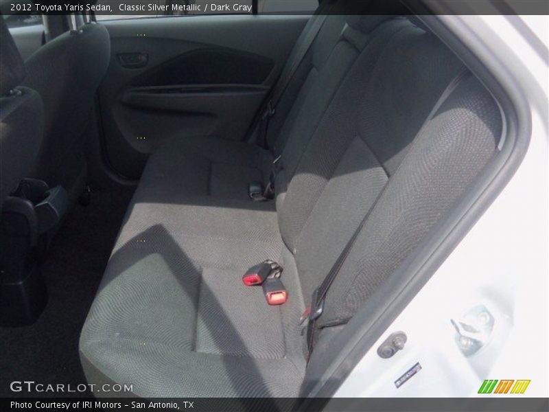 Classic Silver Metallic / Dark Gray 2012 Toyota Yaris Sedan