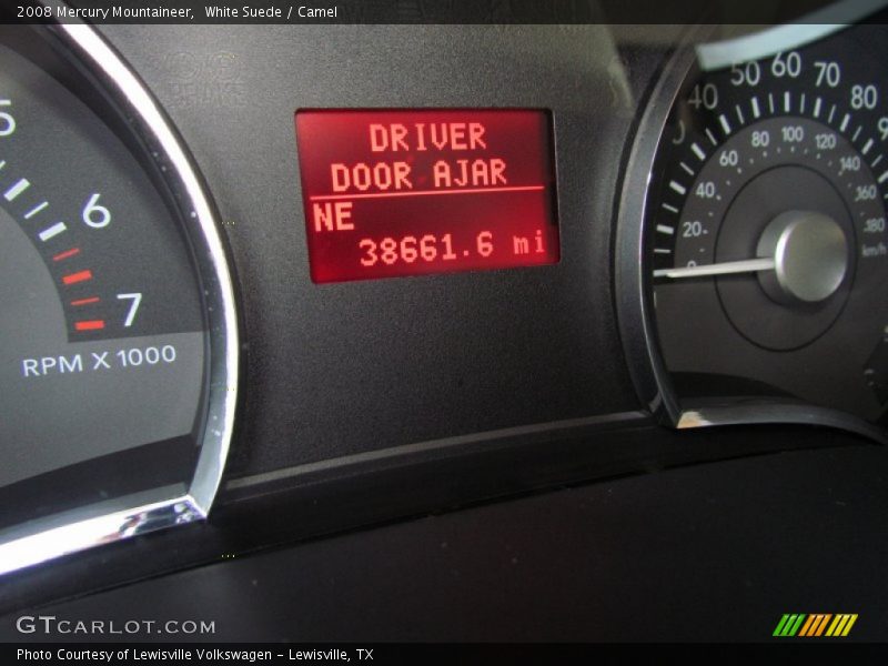 White Suede / Camel 2008 Mercury Mountaineer