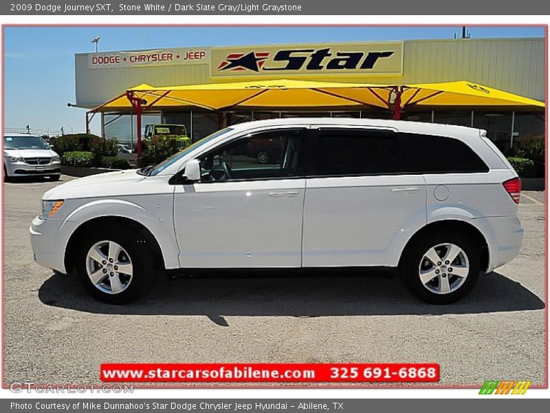 Stone White / Dark Slate Gray/Light Graystone 2009 Dodge Journey SXT