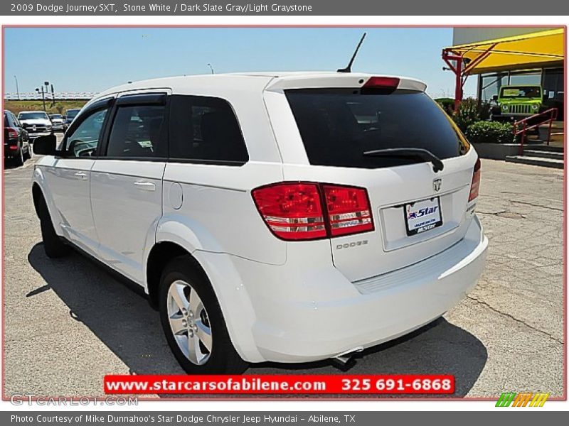Stone White / Dark Slate Gray/Light Graystone 2009 Dodge Journey SXT