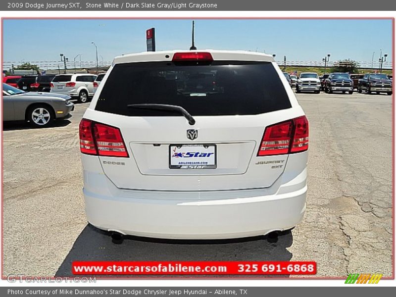 Stone White / Dark Slate Gray/Light Graystone 2009 Dodge Journey SXT
