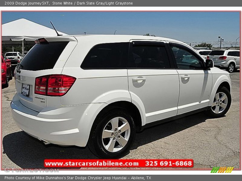 Stone White / Dark Slate Gray/Light Graystone 2009 Dodge Journey SXT