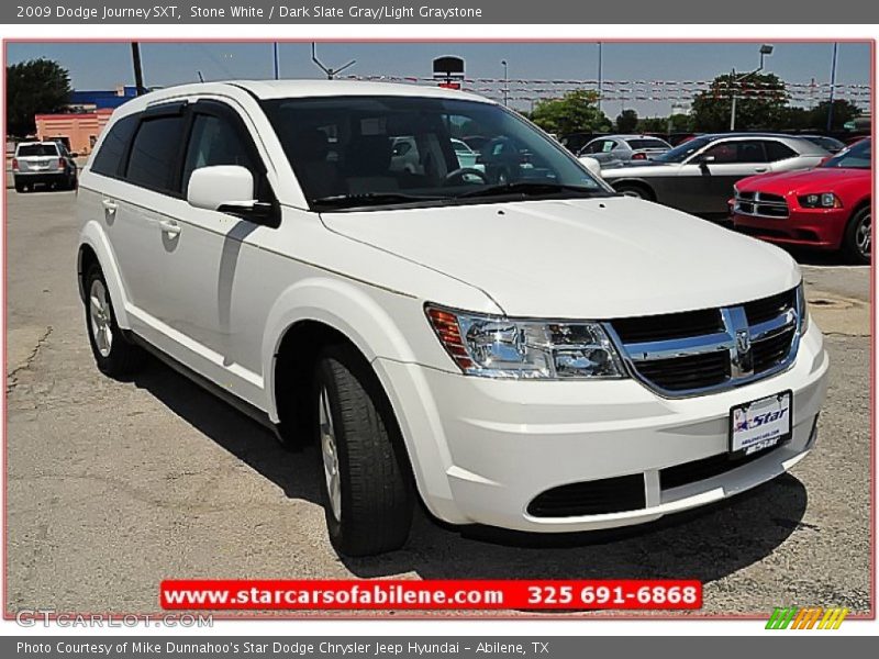 Stone White / Dark Slate Gray/Light Graystone 2009 Dodge Journey SXT