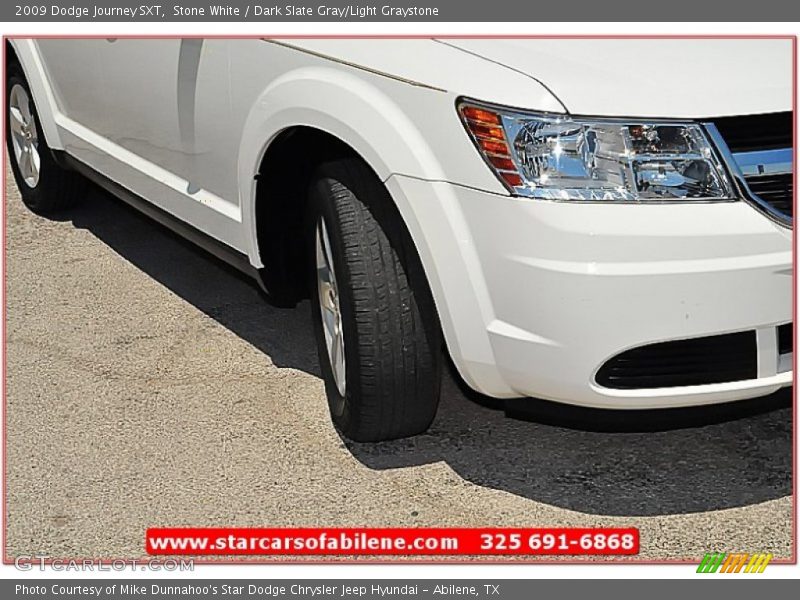 Stone White / Dark Slate Gray/Light Graystone 2009 Dodge Journey SXT