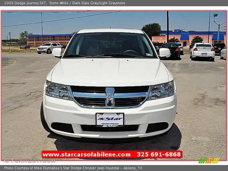 Stone White / Dark Slate Gray/Light Graystone 2009 Dodge Journey SXT