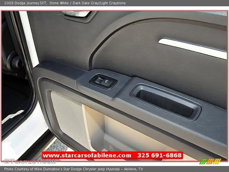Stone White / Dark Slate Gray/Light Graystone 2009 Dodge Journey SXT