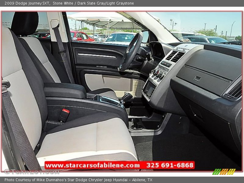 Stone White / Dark Slate Gray/Light Graystone 2009 Dodge Journey SXT