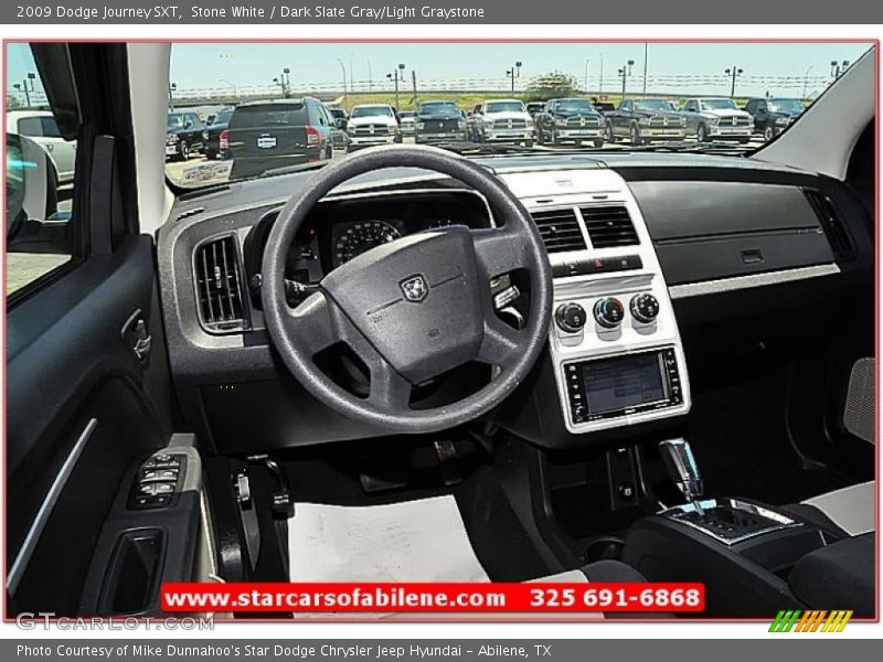 Stone White / Dark Slate Gray/Light Graystone 2009 Dodge Journey SXT