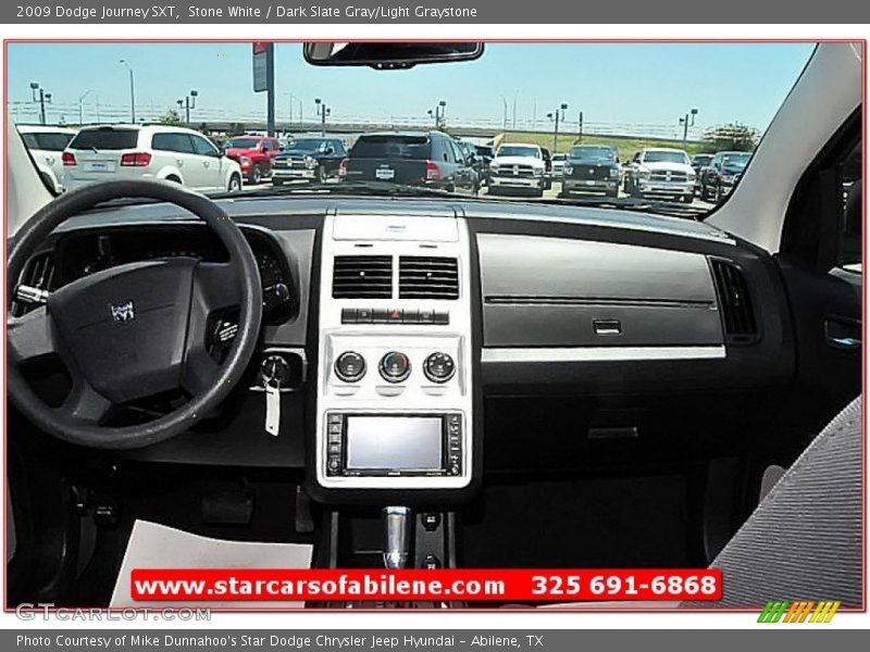 Stone White / Dark Slate Gray/Light Graystone 2009 Dodge Journey SXT