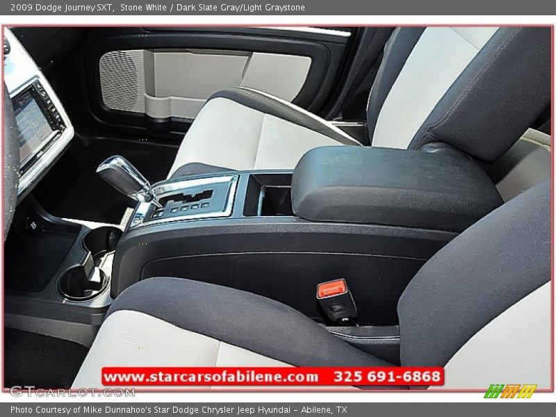 Stone White / Dark Slate Gray/Light Graystone 2009 Dodge Journey SXT