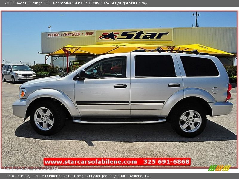 Bright Silver Metallic / Dark Slate Gray/Light Slate Gray 2007 Dodge Durango SLT